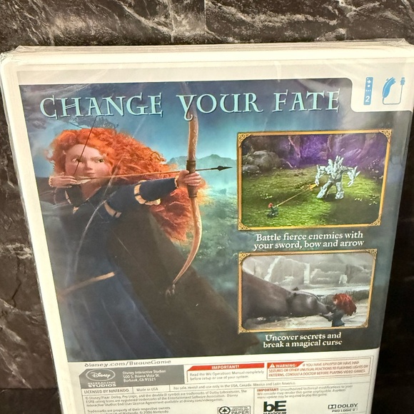 NINTENDO Wii Game Disney Pixar “Brave" - Picture 8 of 10